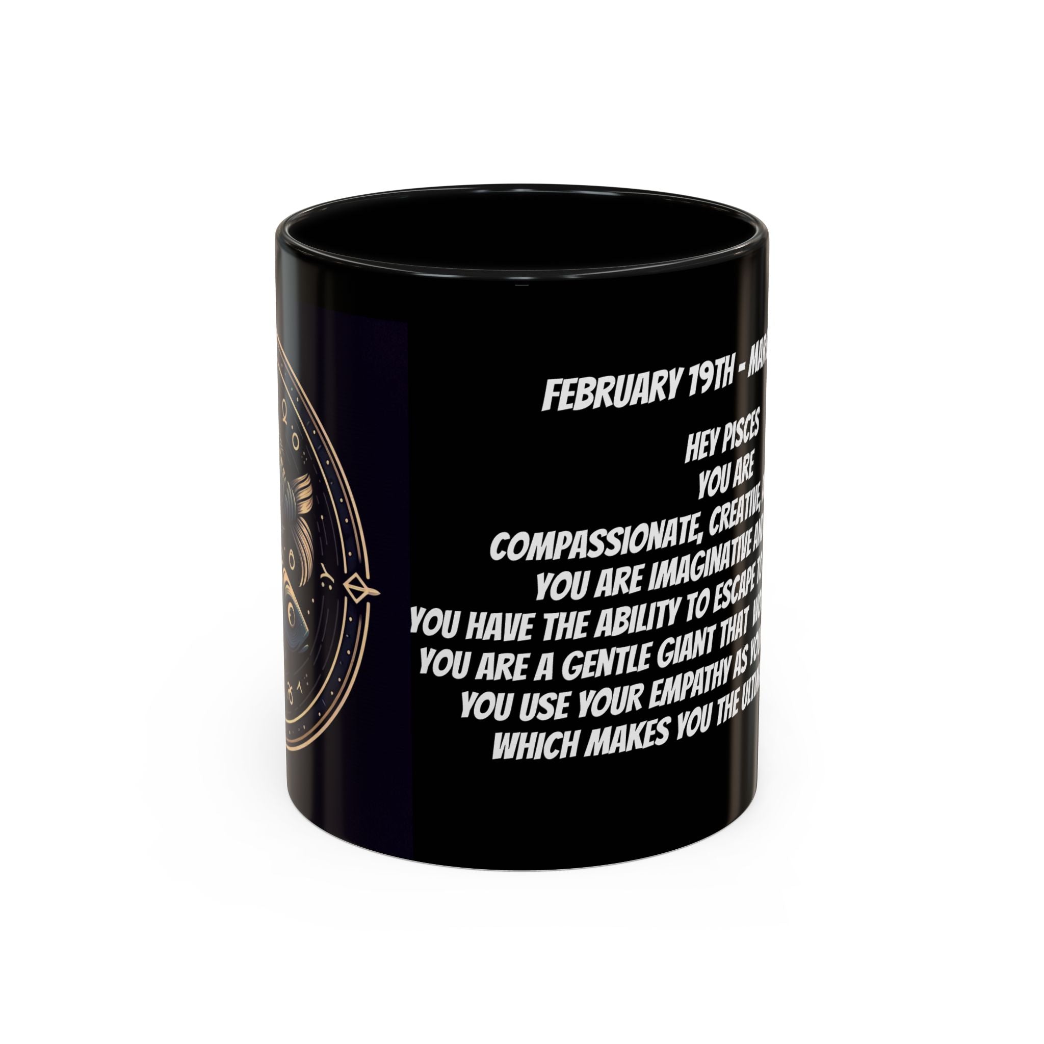 Pisces Horoscope Accent Coffee Mug, 11oz