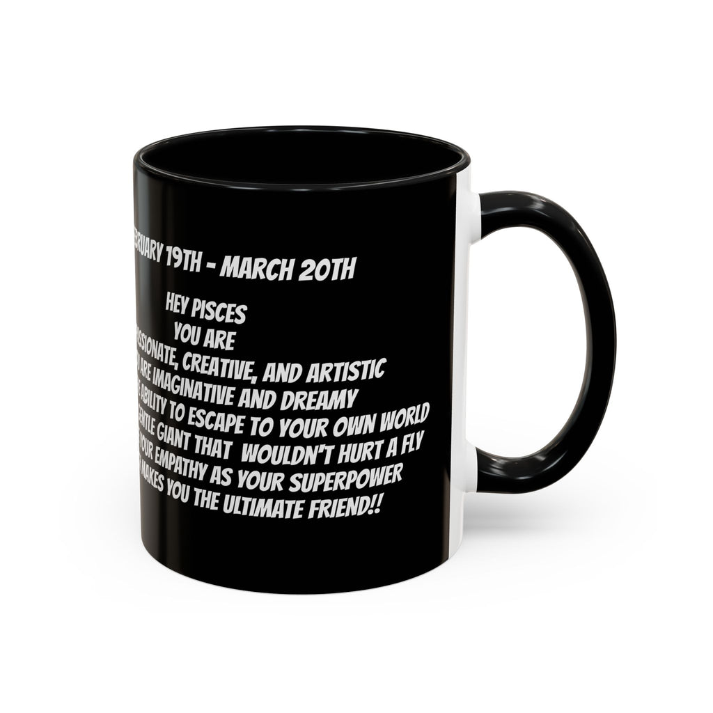 Pisces Horoscope Accent Coffee Mug, 11oz