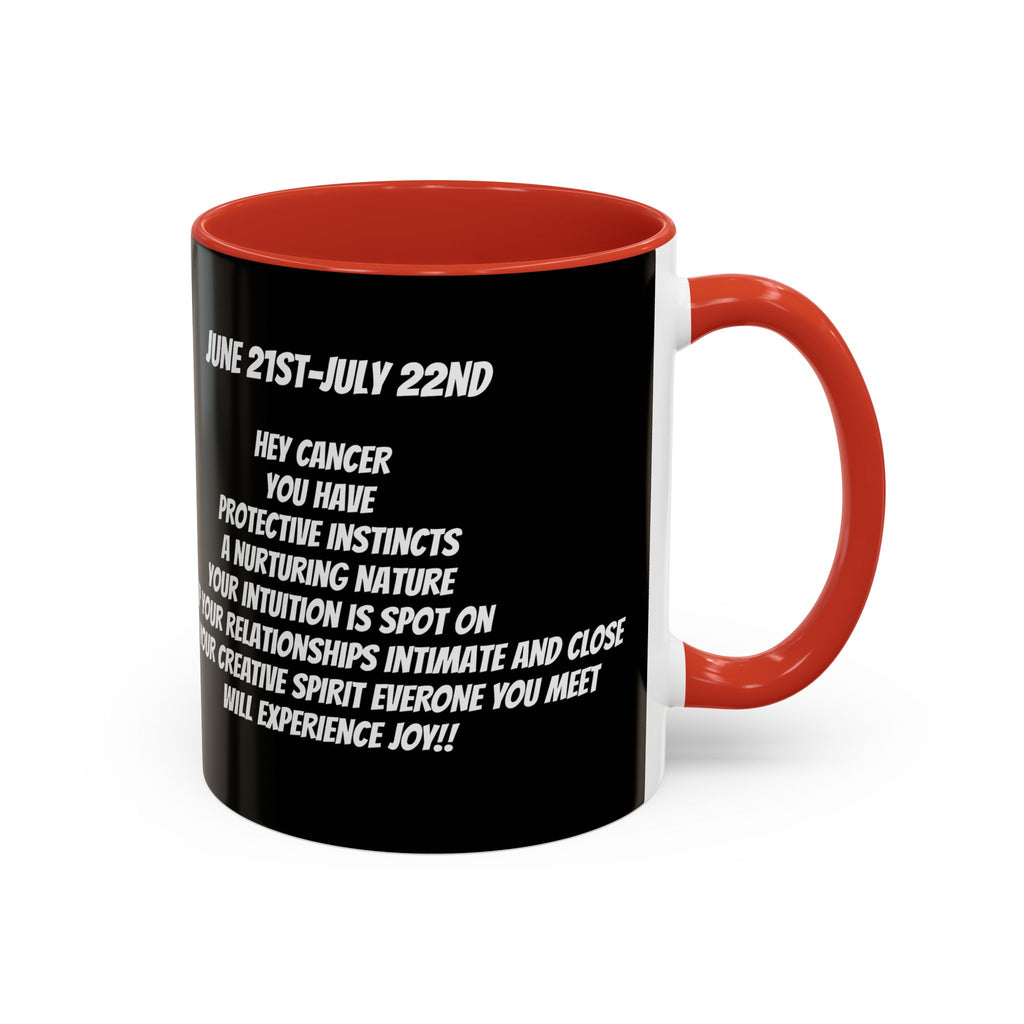 Cancer Horoscope Coffee Mug Design, 11oz