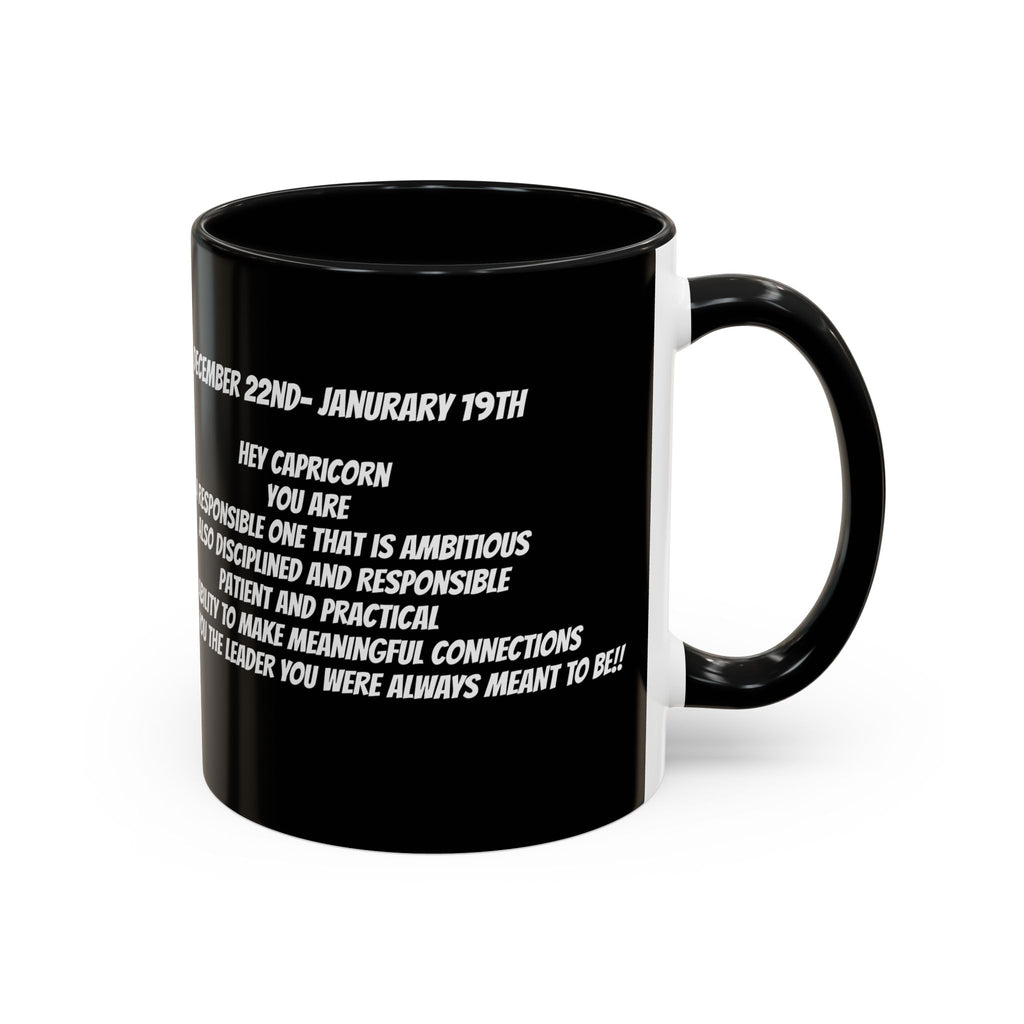 Capricorn Horoscope Coffee Mug Design, 11oz