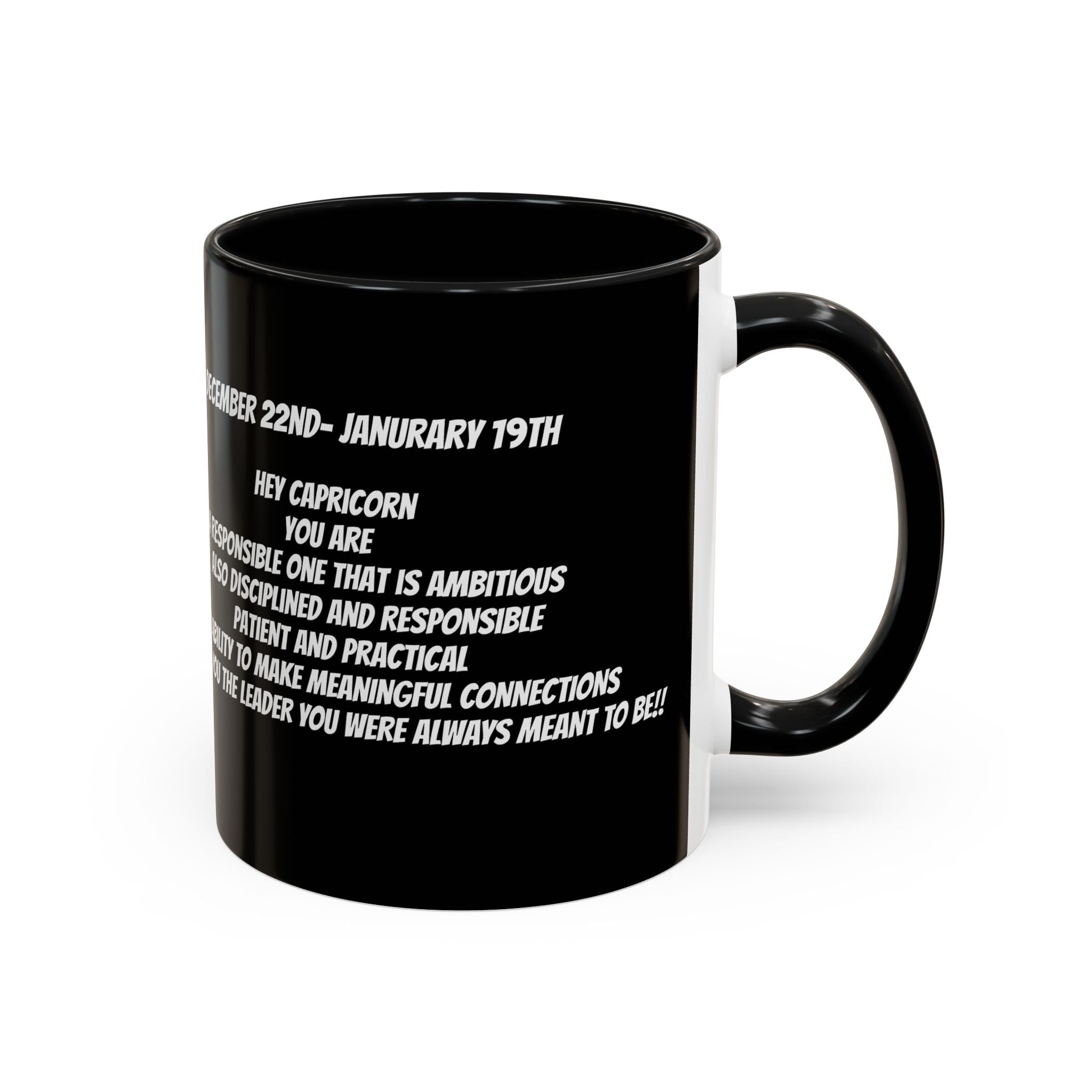 Capricorn Horoscope Coffee Mug Design, 11oz