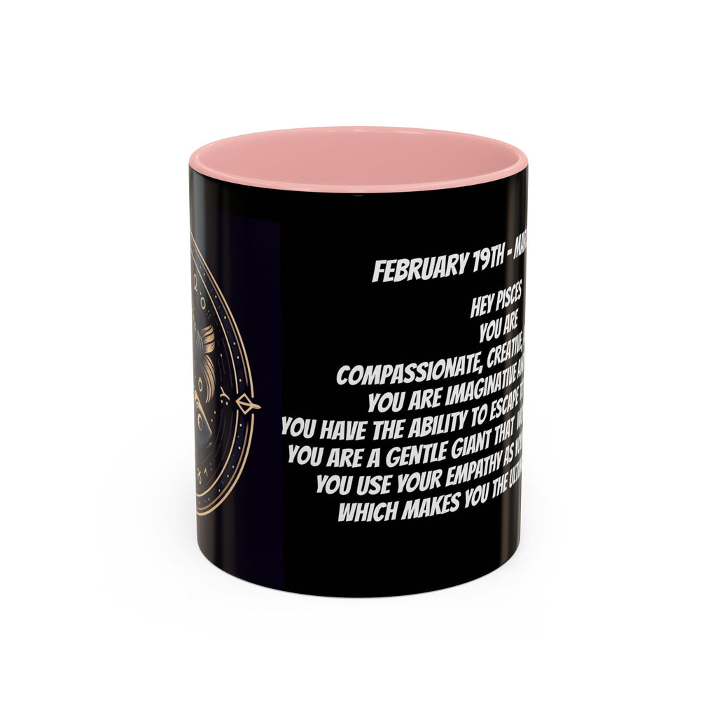 Pisces Horoscope Accent Coffee Mug, 11oz