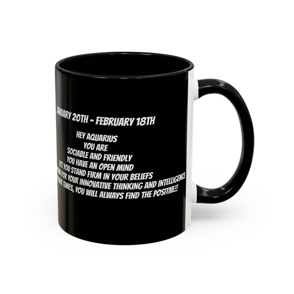 Aquarius Horoscope Coffee Mug Design, 11oz