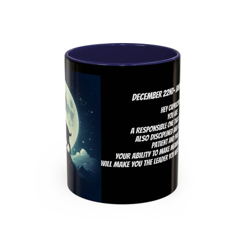 Capricorn Horoscope Coffee Mug Design, 11oz