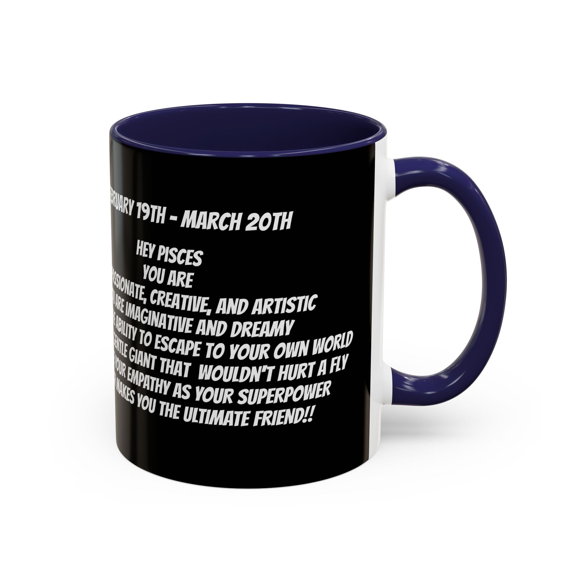 Pisces Horoscope Accent Coffee Mug, 11oz