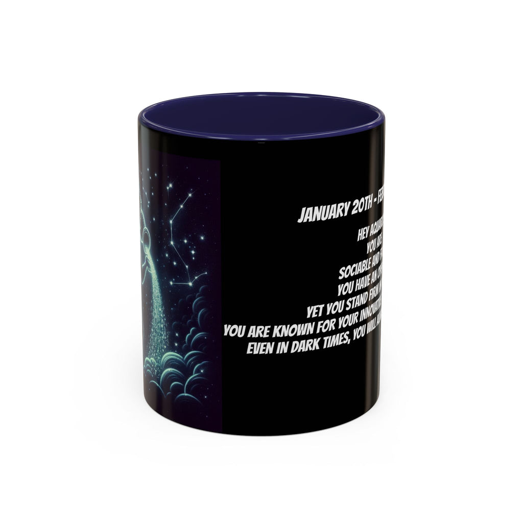 Aquarius Horoscope Coffee Mug Design, 11oz