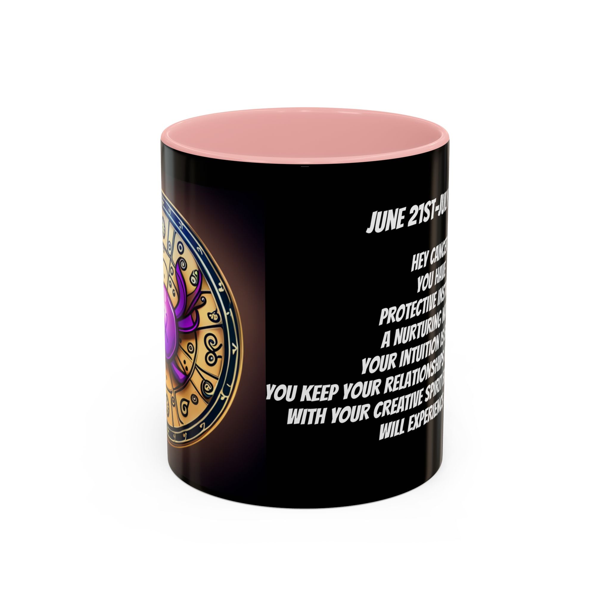 Cancer Horoscope Coffee Mug Design, 11oz