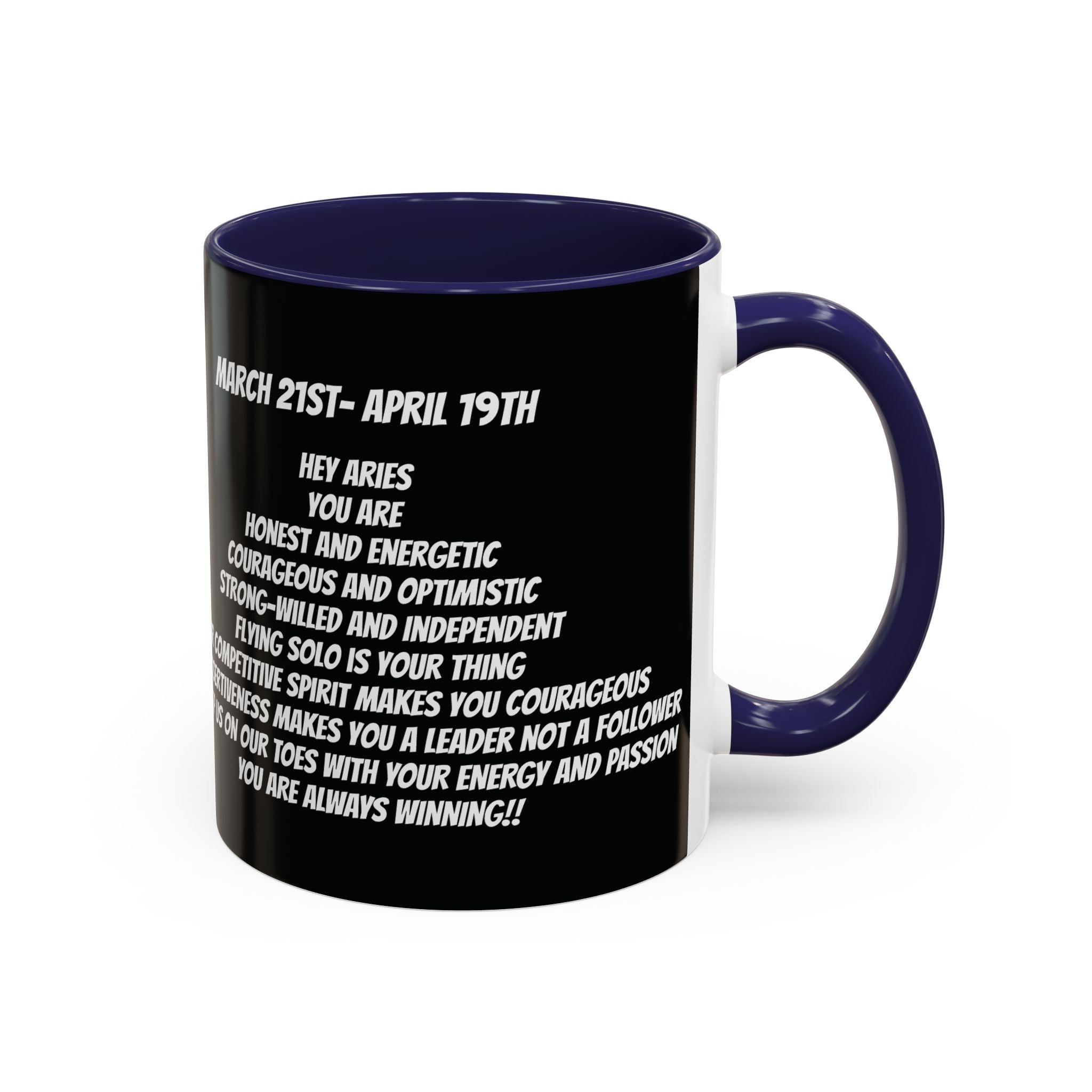 Aries Horoscope Coffee Mug Design, 11oz