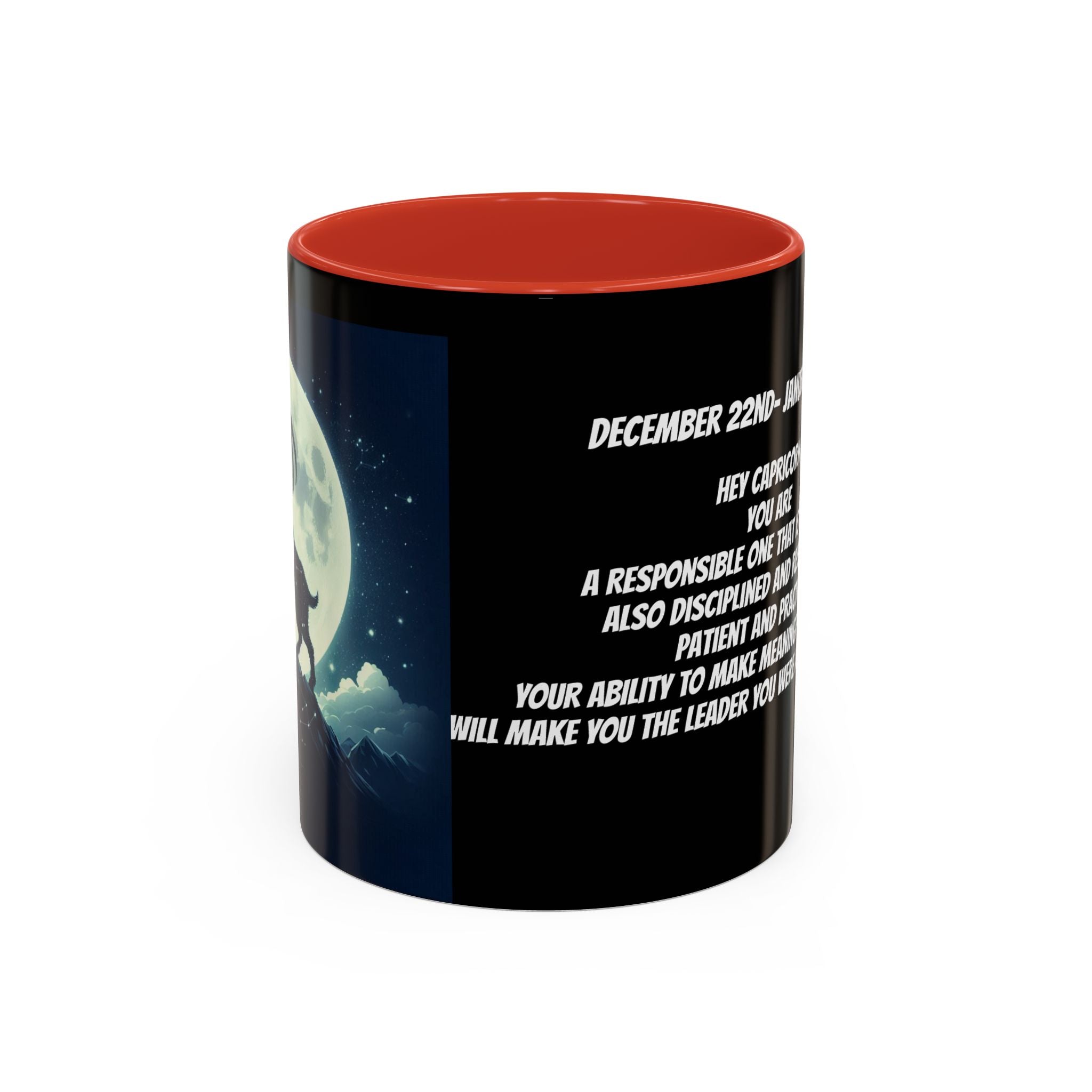 Capricorn Horoscope Coffee Mug Design, 11oz