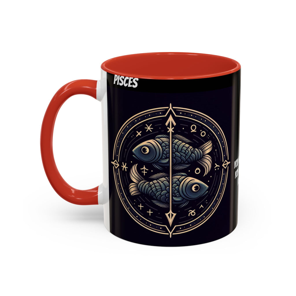 Pisces Horoscope Accent Coffee Mug, 11oz