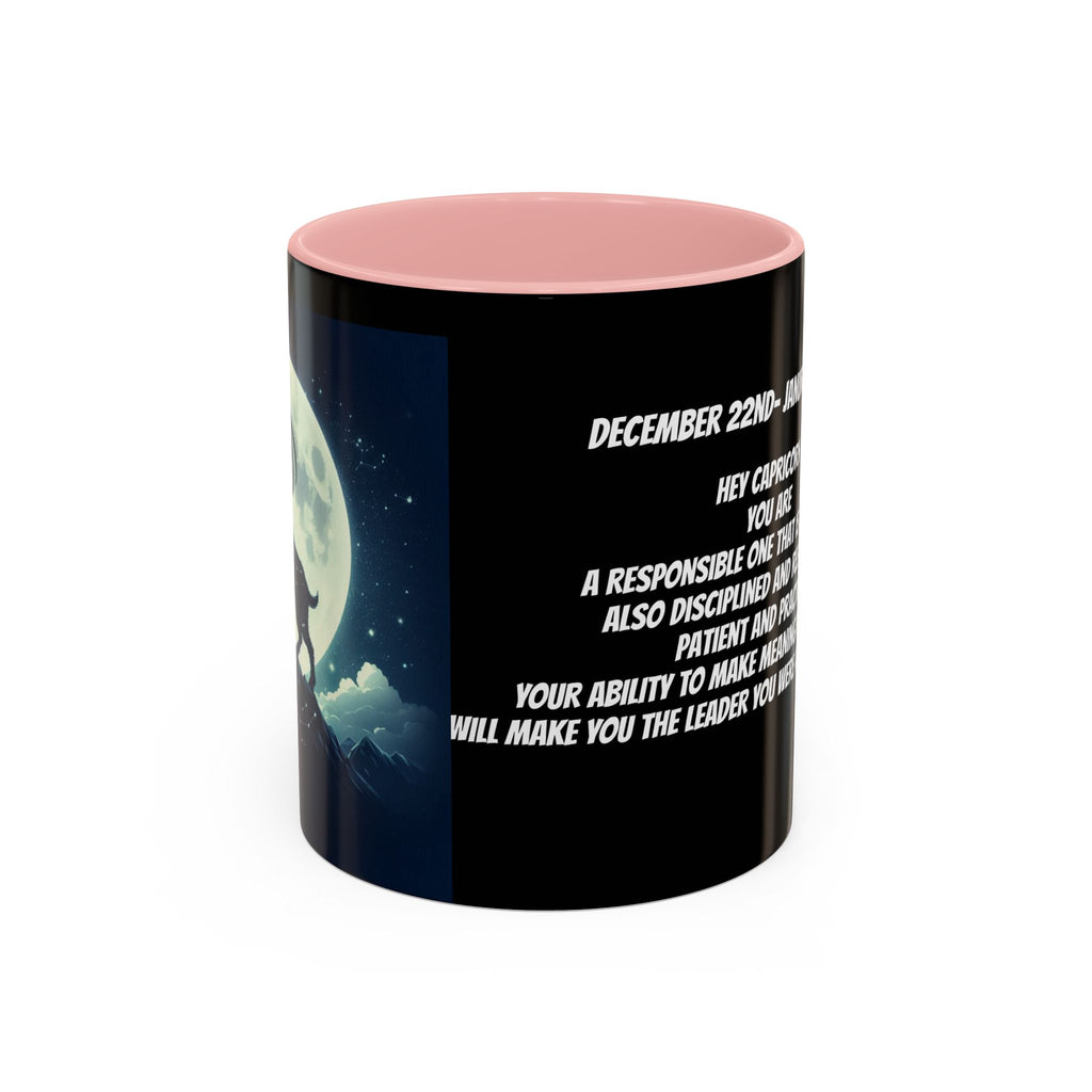 Capricorn Horoscope Coffee Mug Design, 11oz