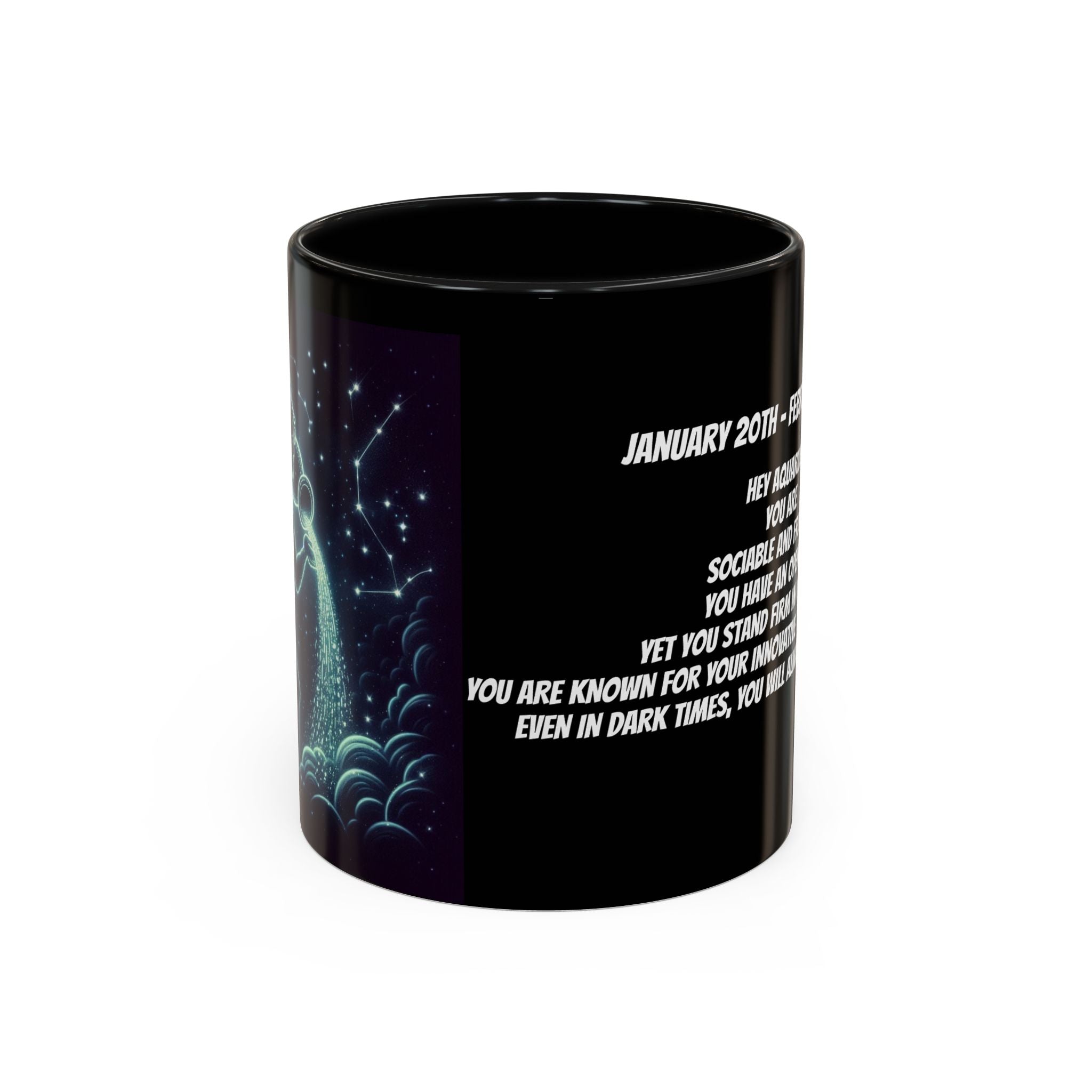 Aquarius Horoscope Coffee Mug Design, 11oz