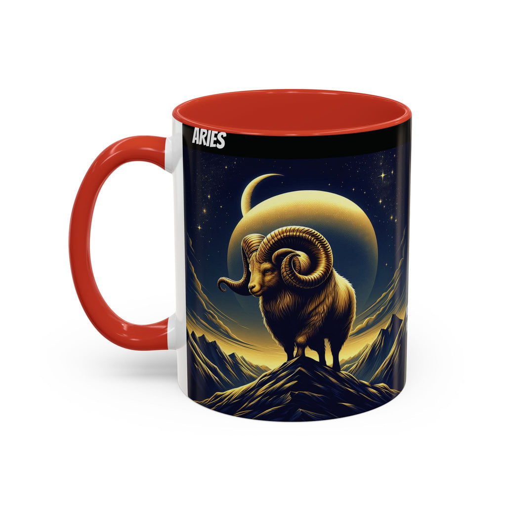 Aries Horoscope Coffee Mug Design, 11oz