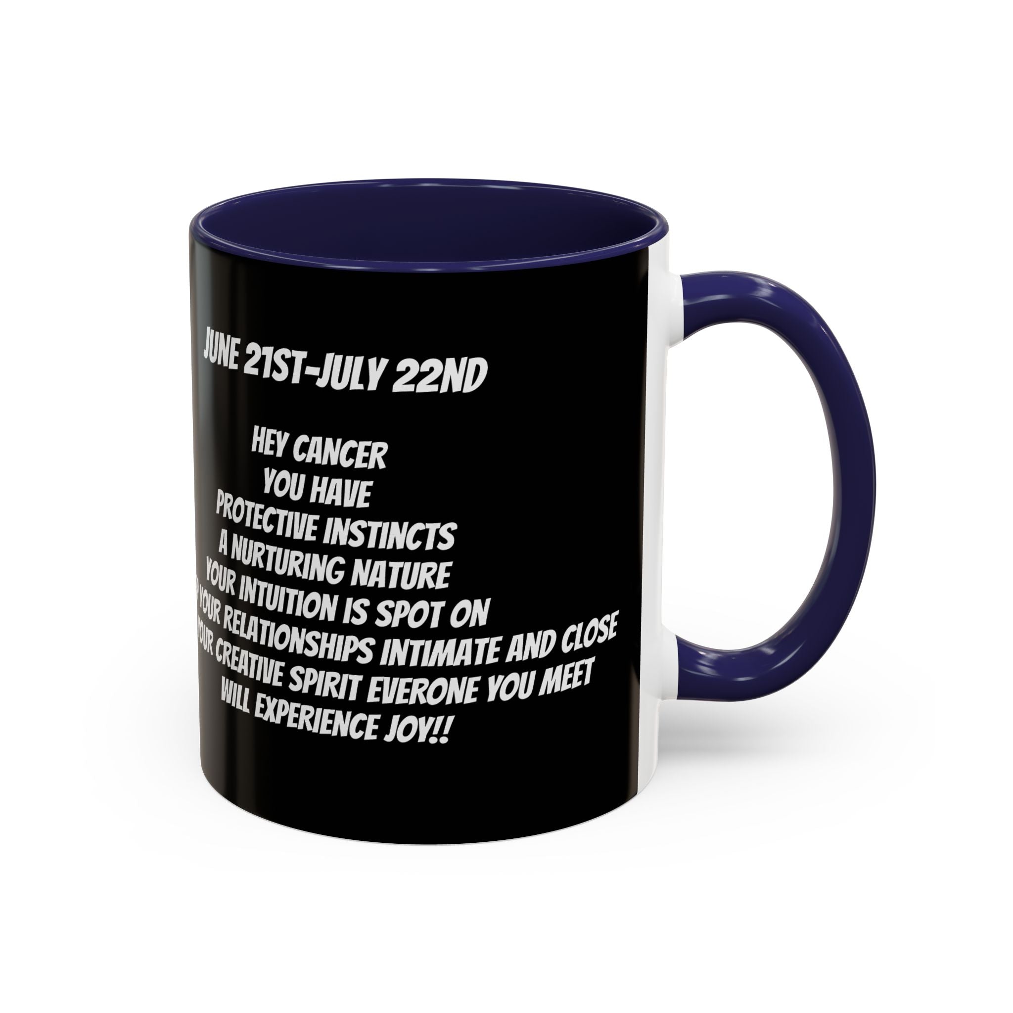 Cancer Horoscope Coffee Mug Design, 11oz