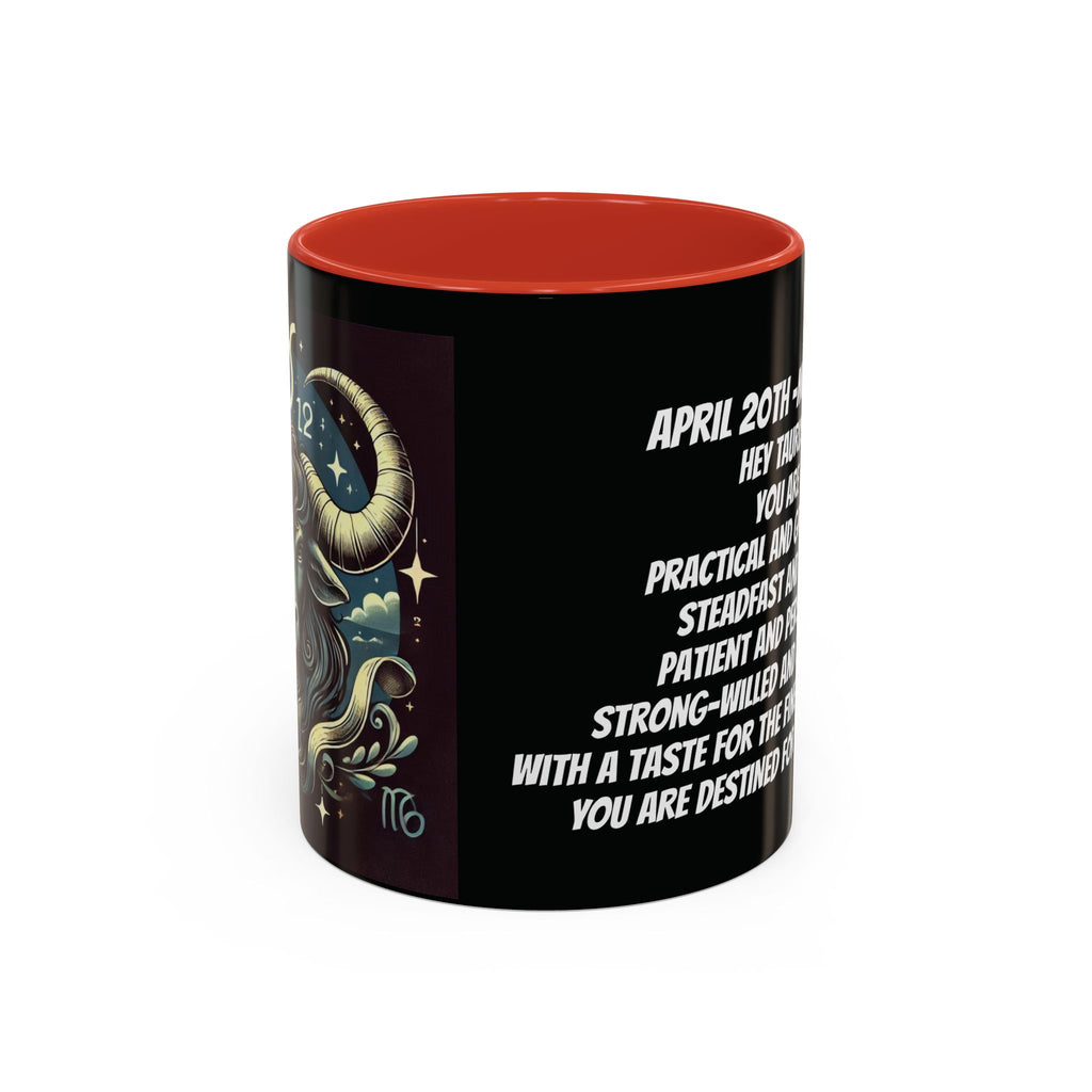 Taurus Horoscope Coffee Mug Design, 11oz