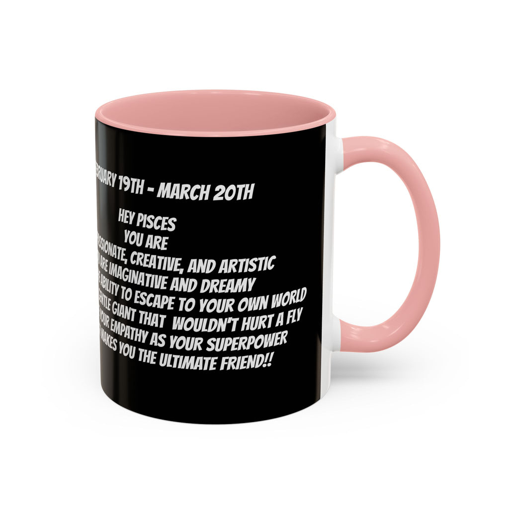 Pisces Horoscope Accent Coffee Mug, 11oz