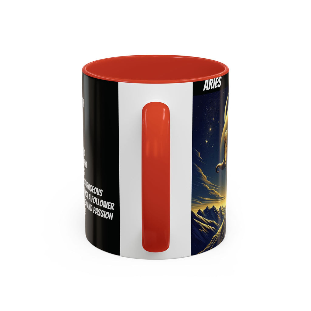 Aries Horoscope Coffee Mug Design, 11oz