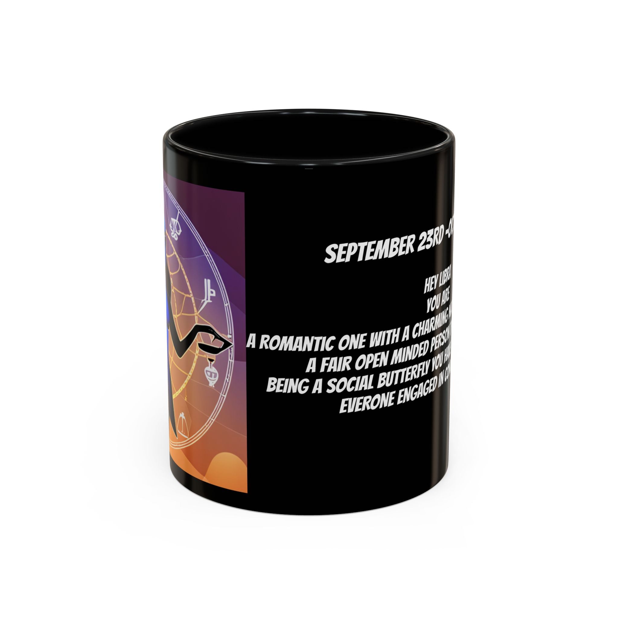 Libra Horoscope Coffee Mug Design, 11oz