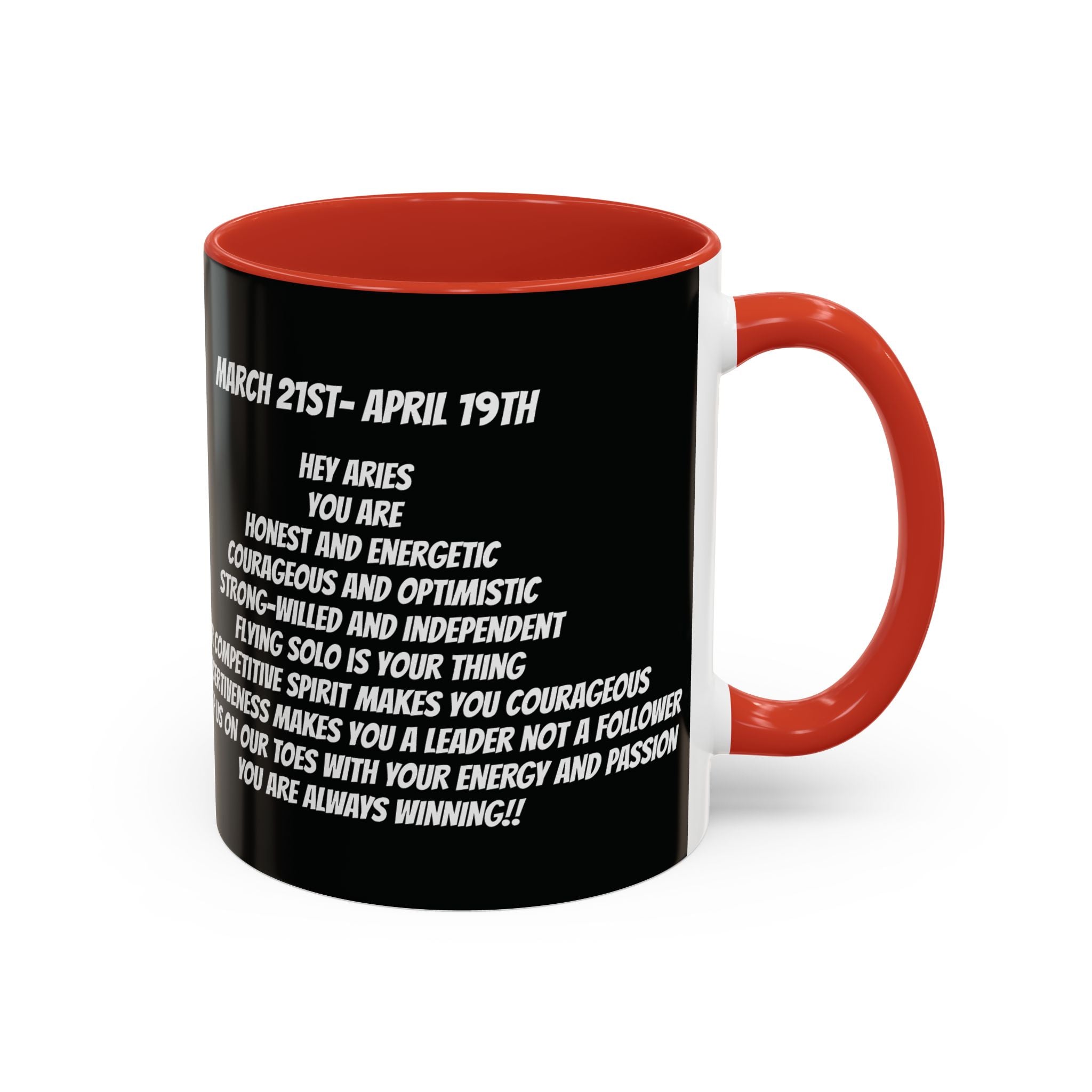 Aries Horoscope Coffee Mug Design, 11oz