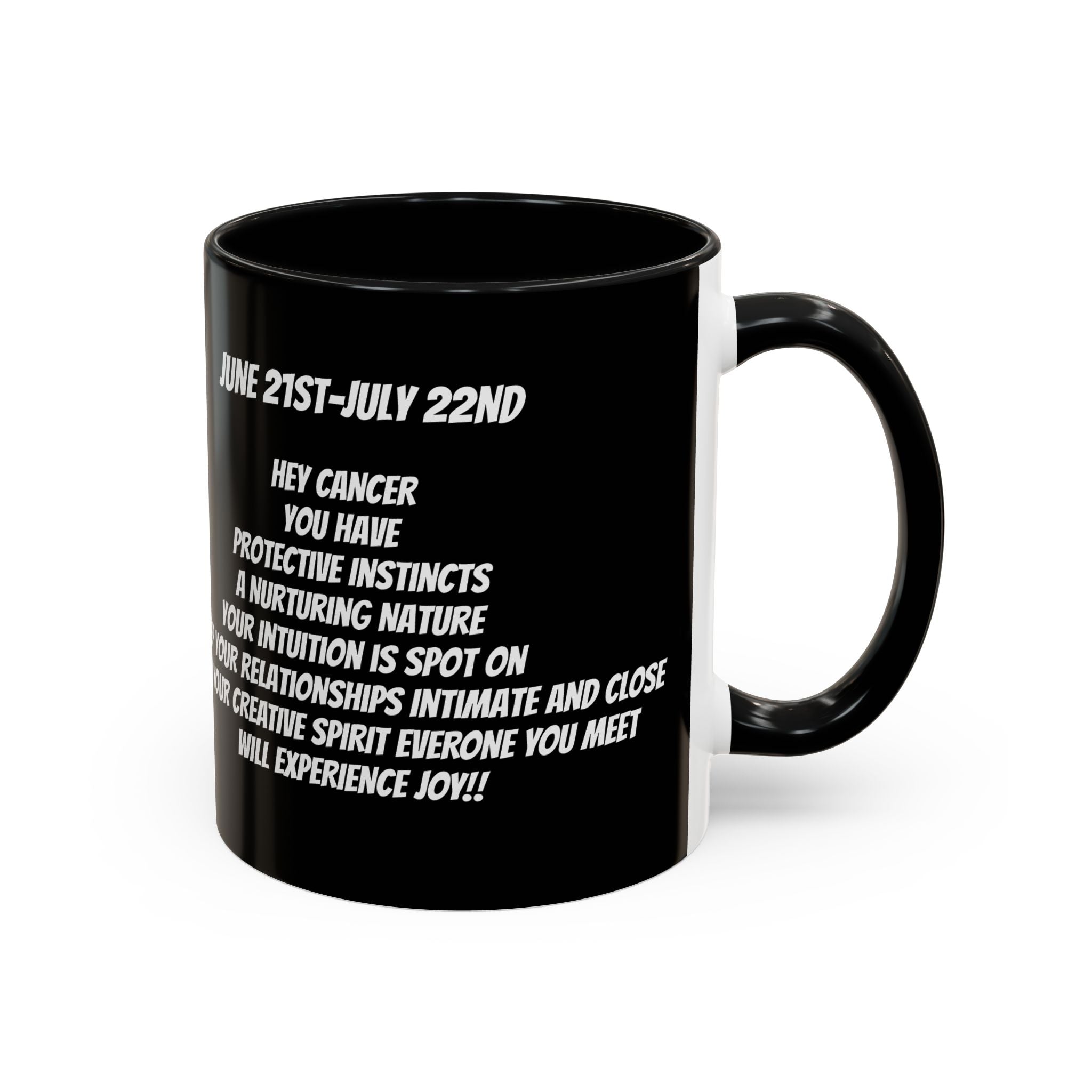 Cancer Horoscope Coffee Mug Design, 11oz