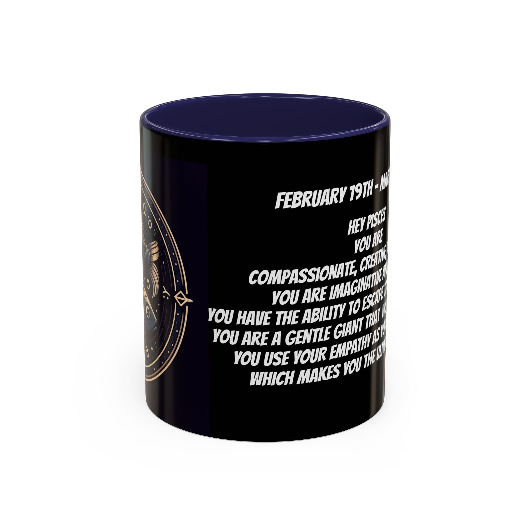 Pisces Horoscope Accent Coffee Mug, 11oz