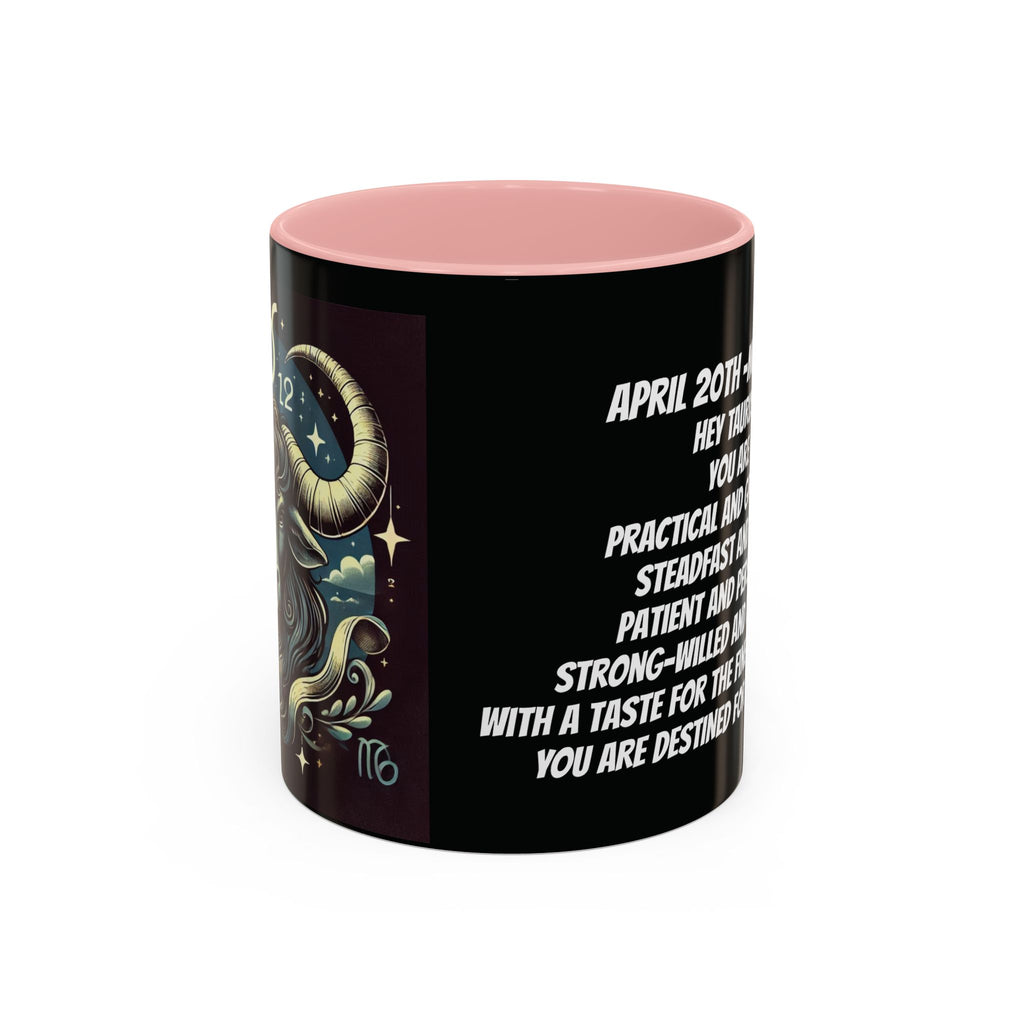 Taurus Horoscope Coffee Mug Design, 11oz