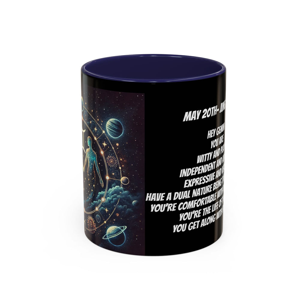 Gemini Horoscope Coffee Mug Design, 11oz