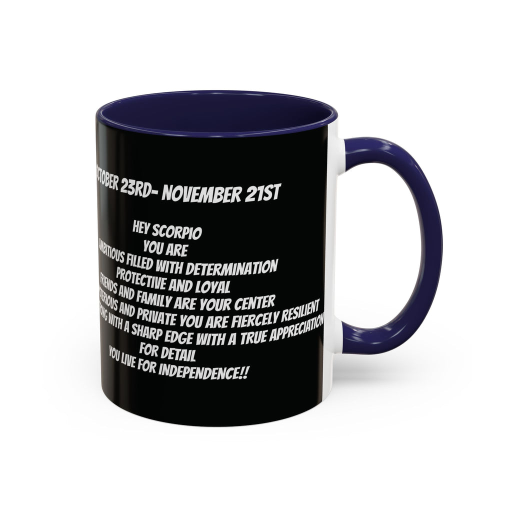 Scorpio Horoscope Coffee Mug Design, 11oz