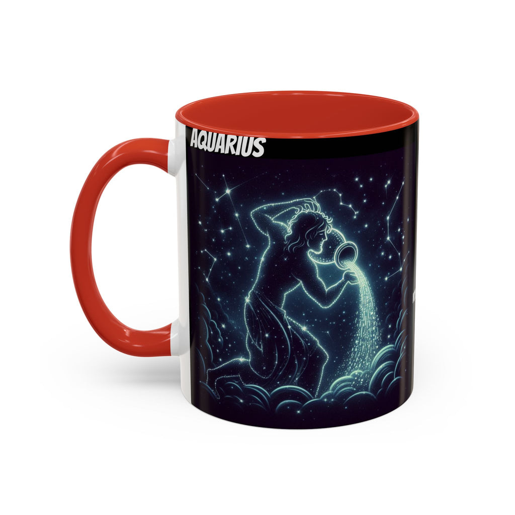 Aquarius Horoscope Coffee Mug Design, 11oz