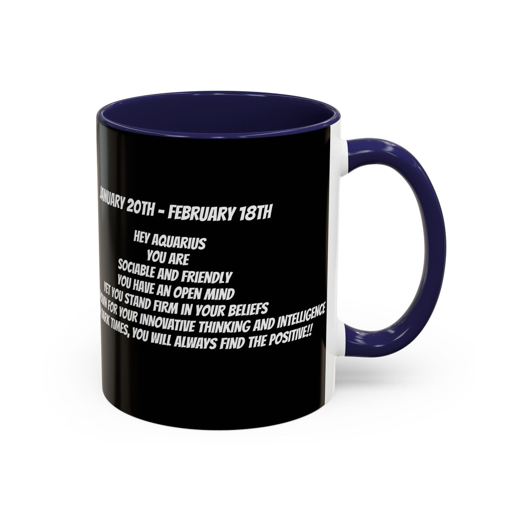 Aquarius Horoscope Coffee Mug Design, 11oz