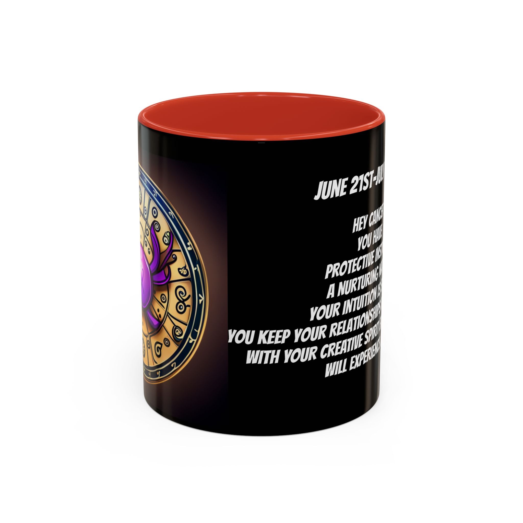 Cancer Horoscope Coffee Mug Design, 11oz