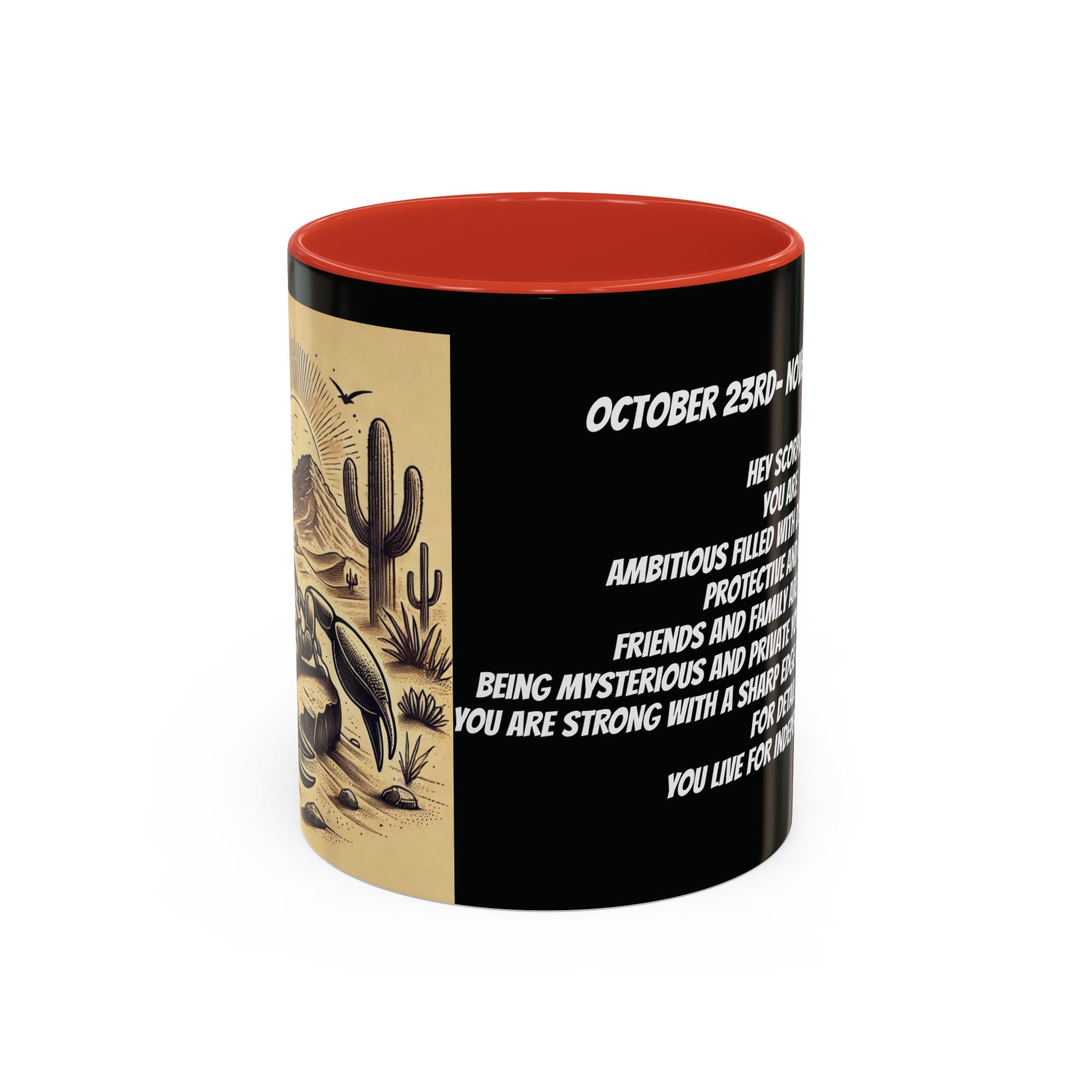 Scorpio Horoscope Coffee Mug Design, 11oz