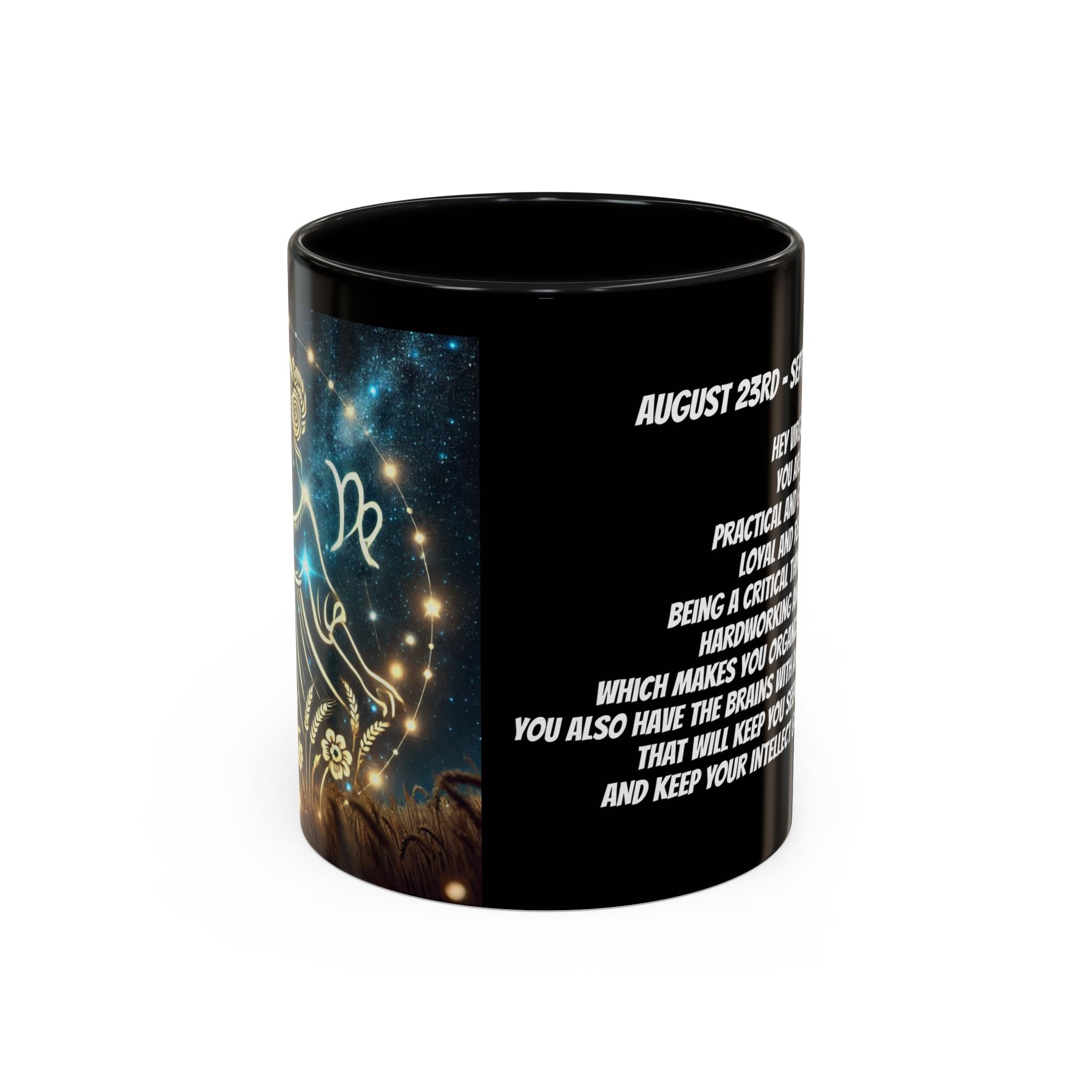 Virgo Horoscope Coffee Mug Design, 11oz