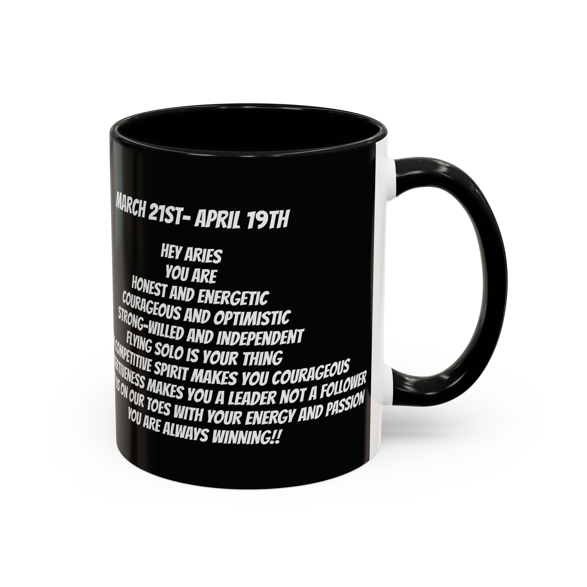 Aries Horoscope Coffee Mug Design, 11oz