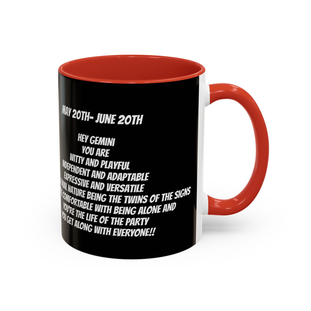 Gemini Horoscope Coffee Mug Design, 11oz