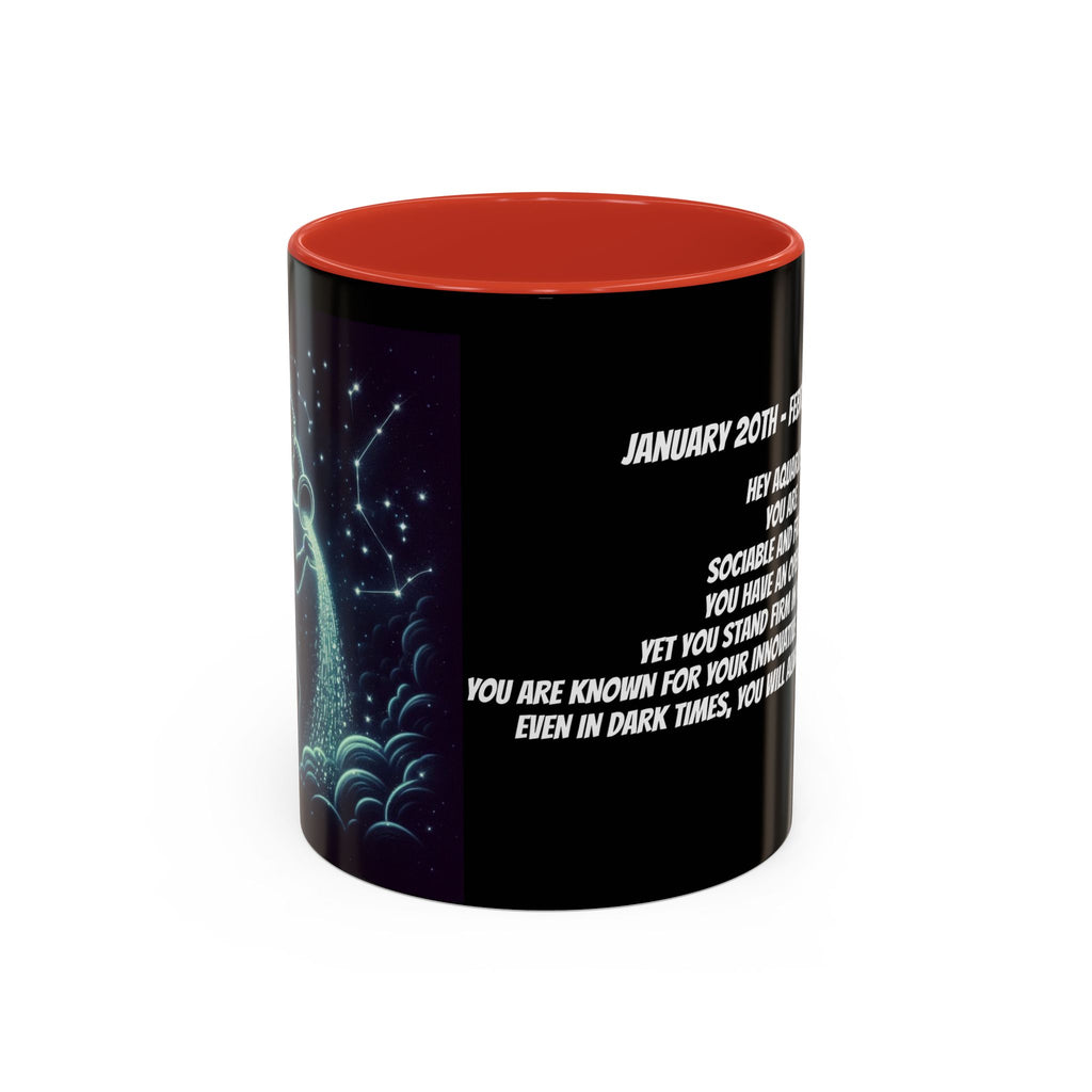 Aquarius Horoscope Coffee Mug Design, 11oz