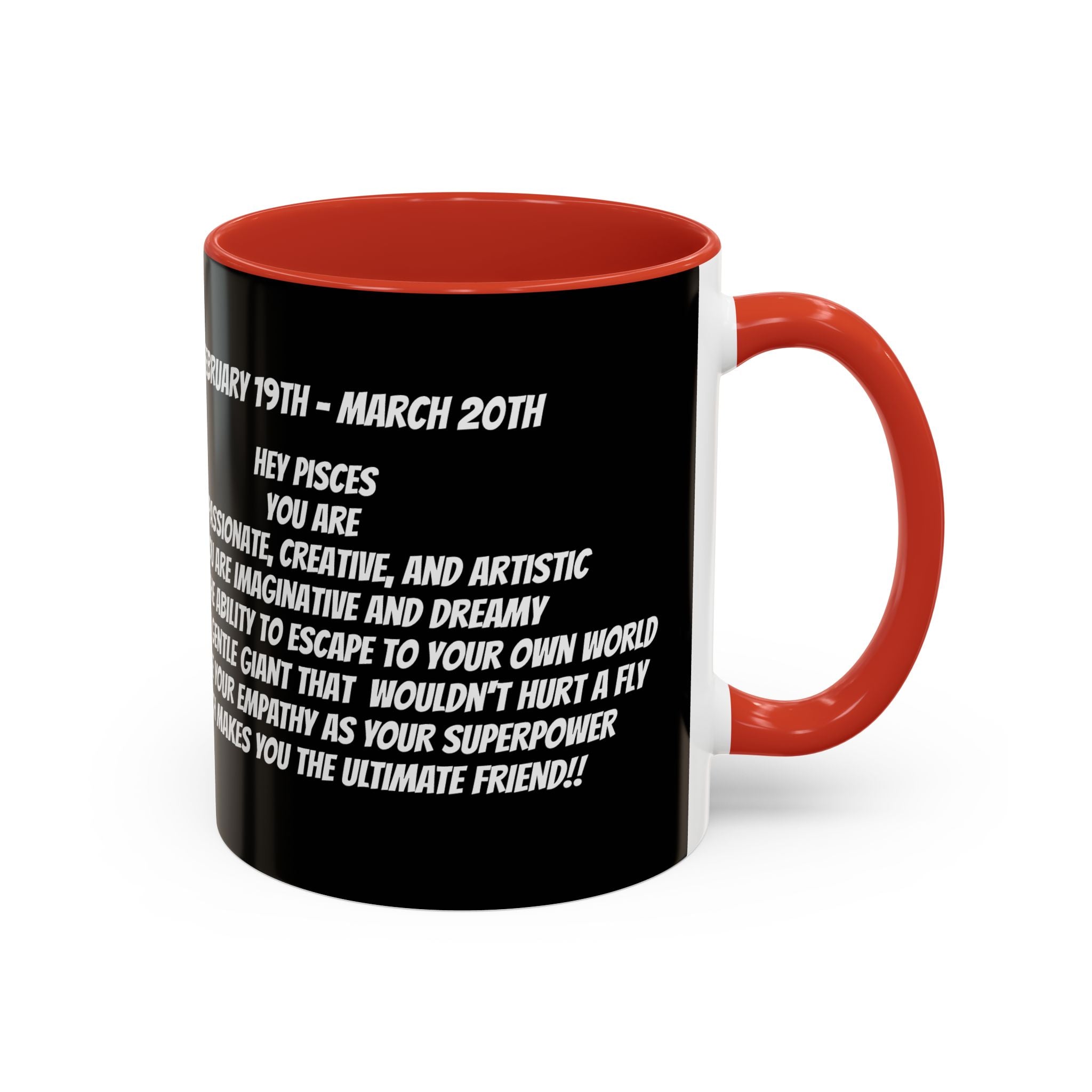 Pisces Horoscope Accent Coffee Mug, 11oz