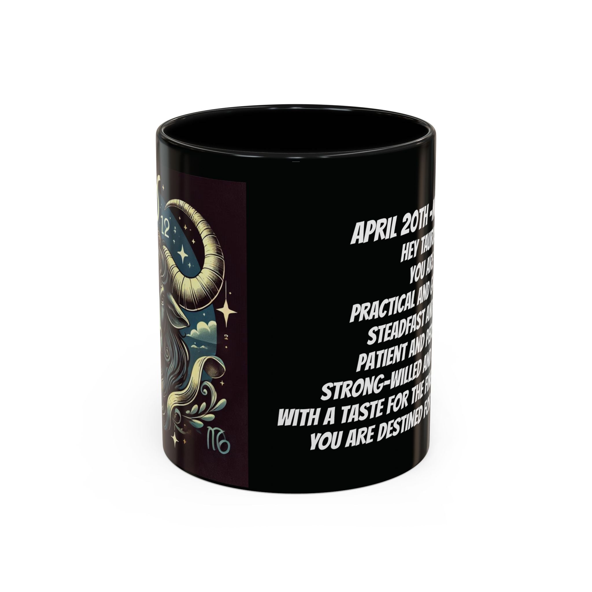 Taurus Horoscope Coffee Mug Design, 11oz